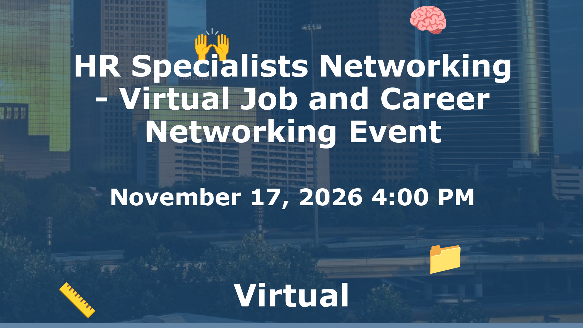 HR Specialists Networking - Virtual Job and Career Networking Event event image